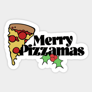 Merry Pizzamas Sticker